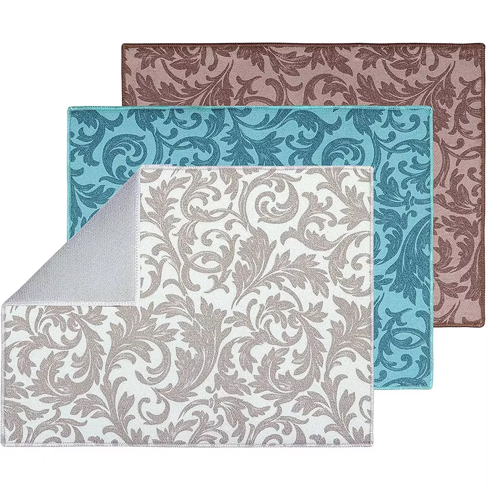 Tapis de séchage de vaisselle pour comptoir de cuisine 30x40cm / 38x50cm