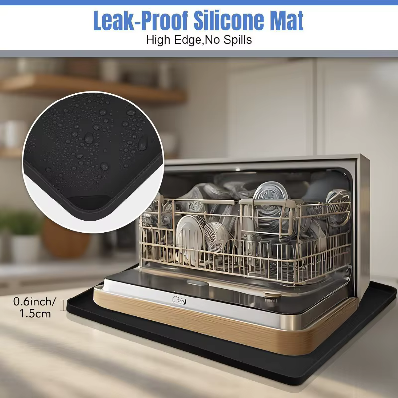 Tapis en silicone pour lave-vaisselle