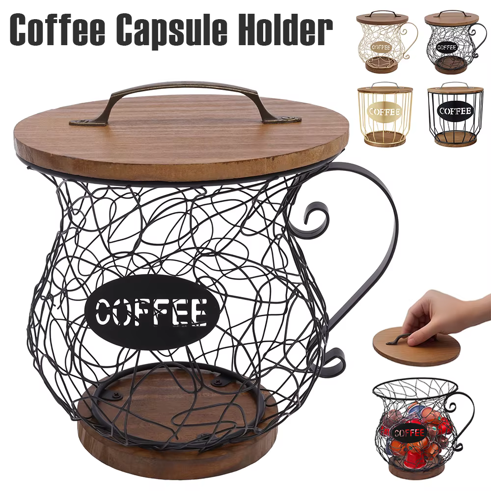 Porte-capsules de café en métal