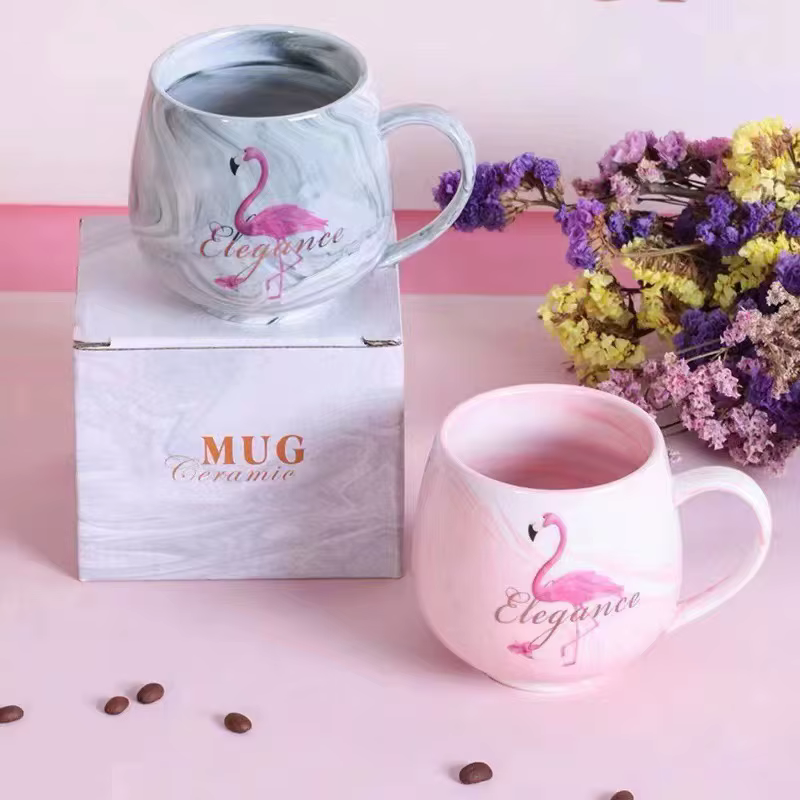 Tasse créative en céramique et marbre