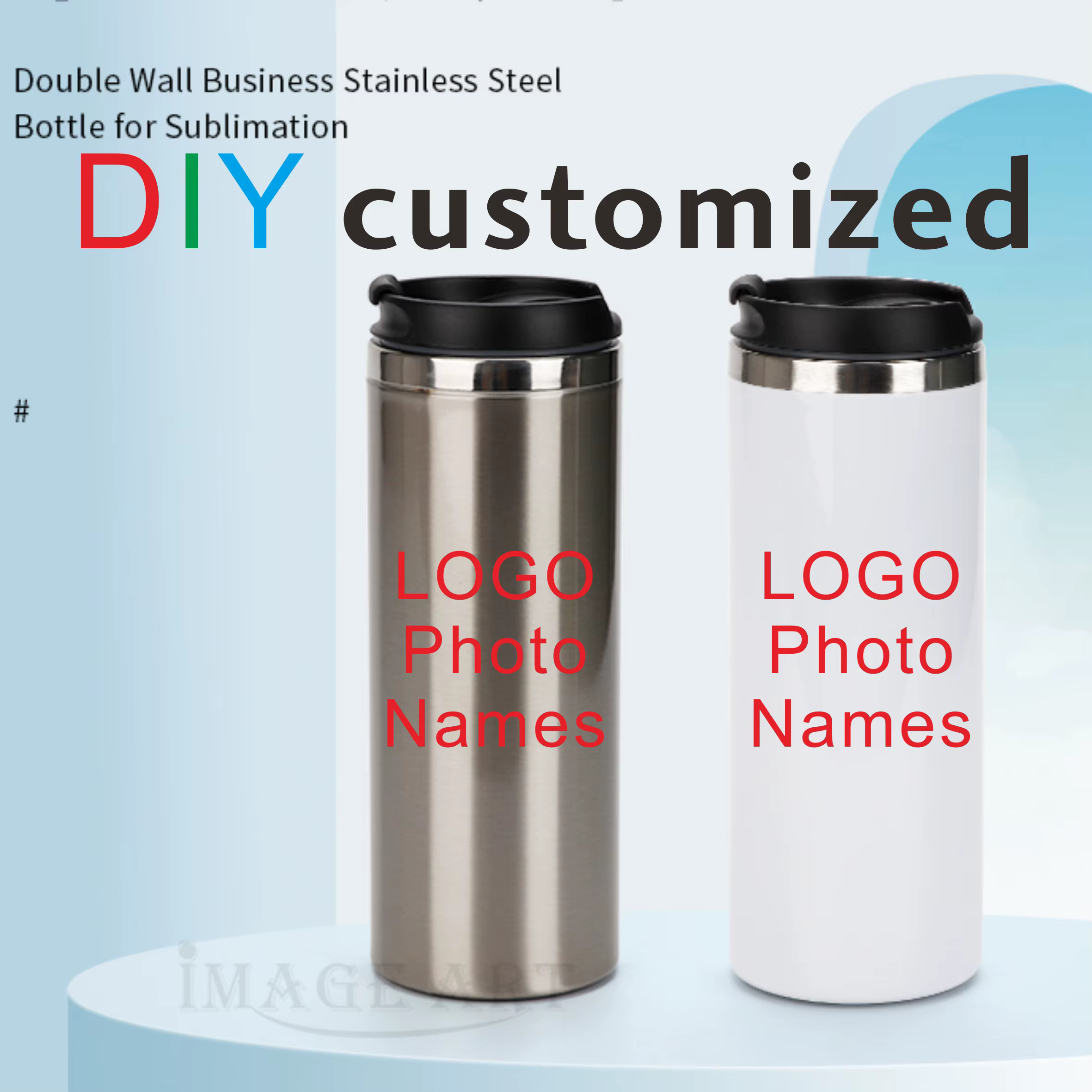 Tasse à café de 450ML, impression personnalisée avec votre LOGO