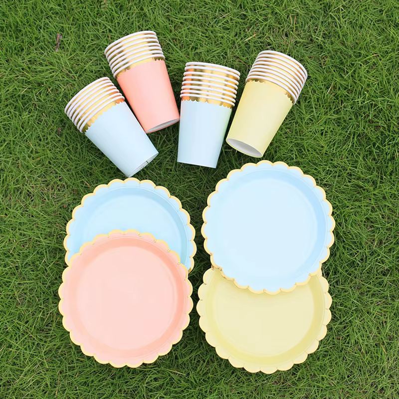Vaisselle jetable pour fête