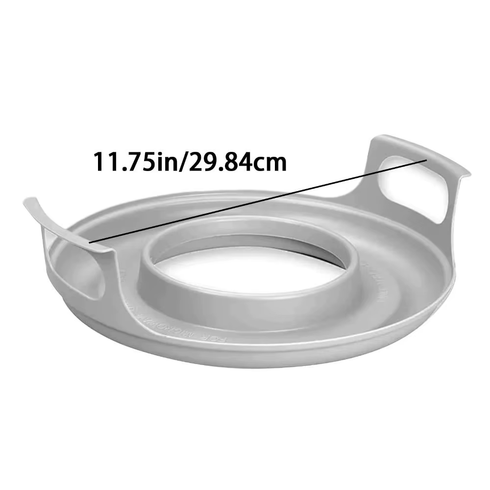 Nouveau plateau d'assiettes à micro-ondes Anti-déformation