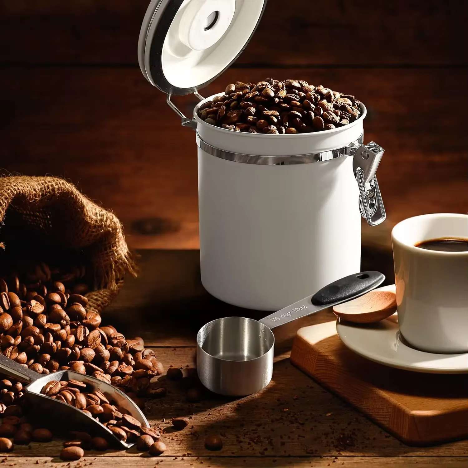 Boîte à café hermétique 16OZ