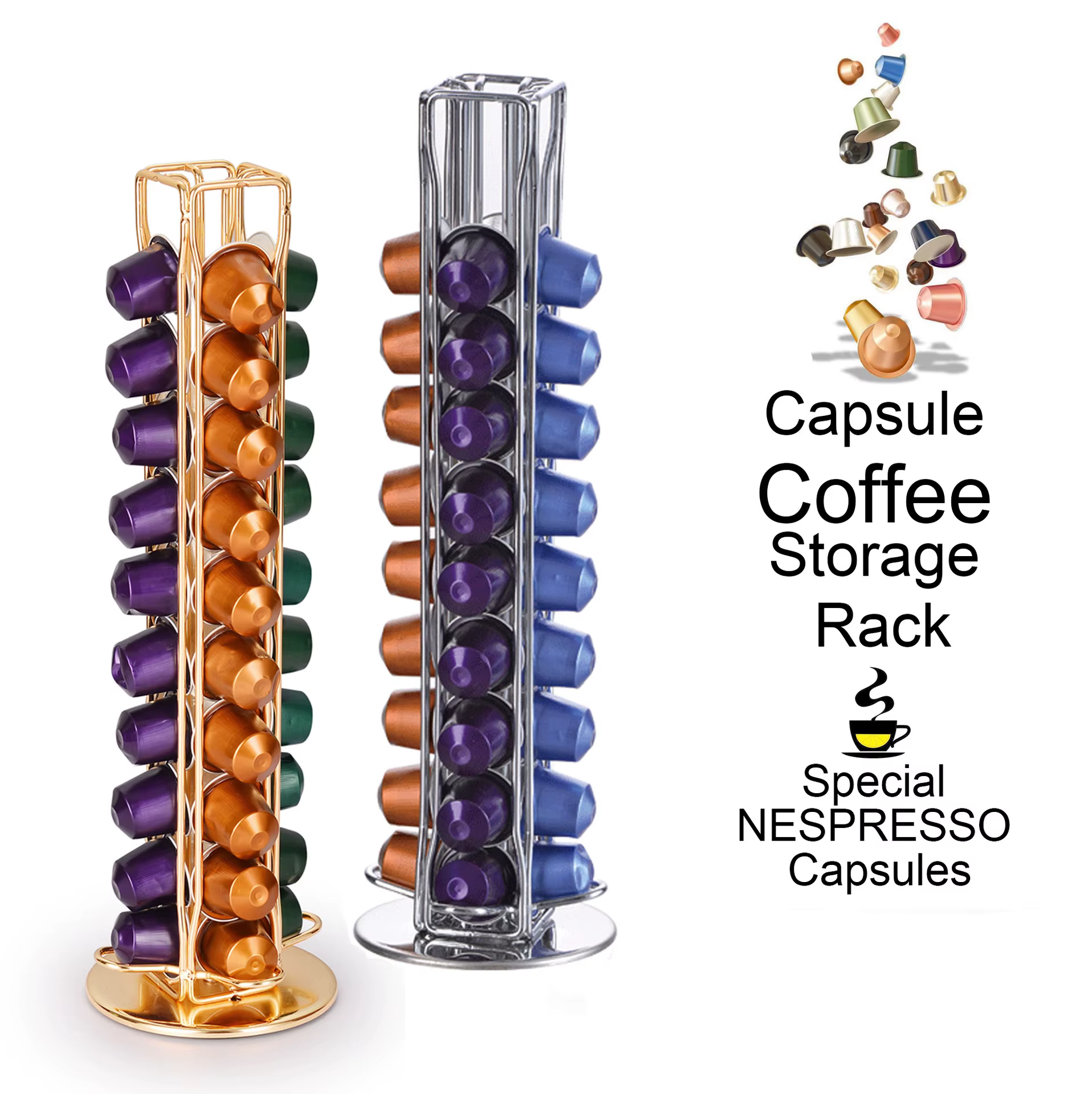 Support Rotatif T1 pour Capsules de Café