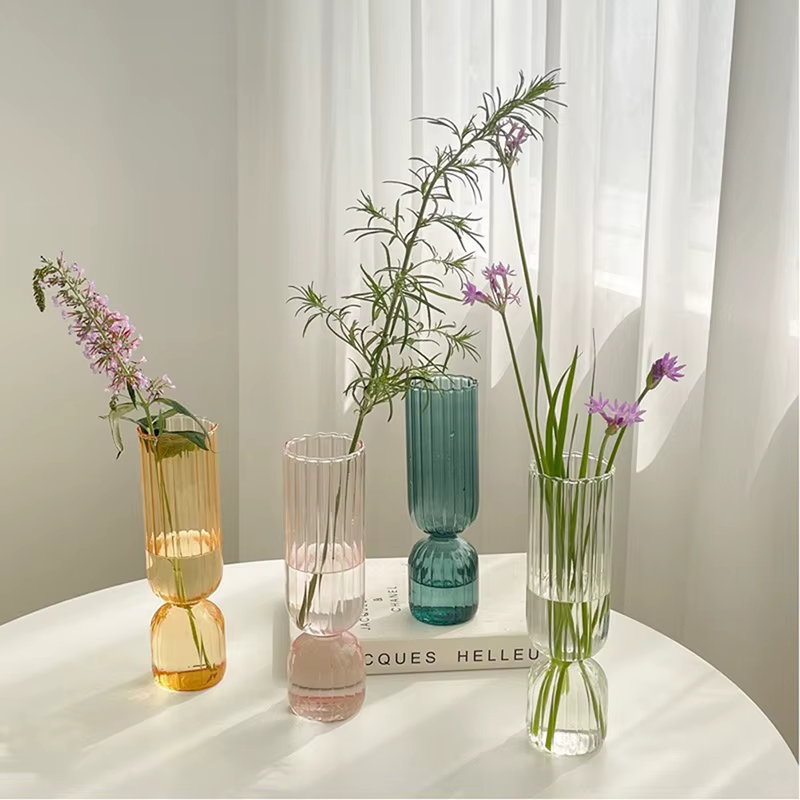 Vase en verre nordique pour la décoration de la maison