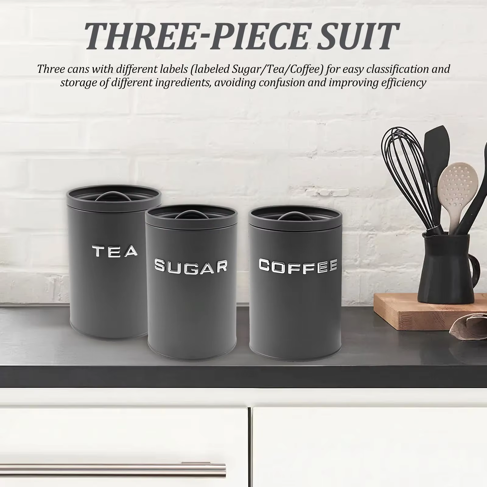 Pot rond en métal pour thé