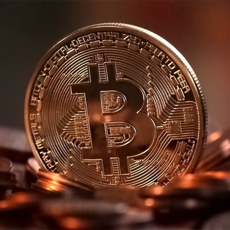 Pièce de monnaie Bitcoin plaquée or, Collection d'art à collectionner, cadeau commémoratif physique, Bit Casascius BTC, Imitation Antique en métal