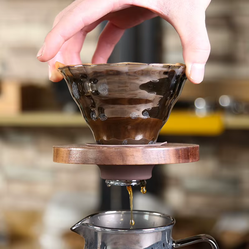 Pot en verre à haute teneur en Borosilicate avec poignée