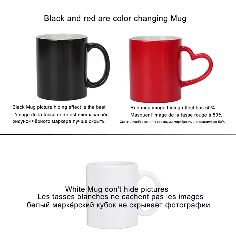 Tasse à Café Personnalisable avec Photo et Document Magique