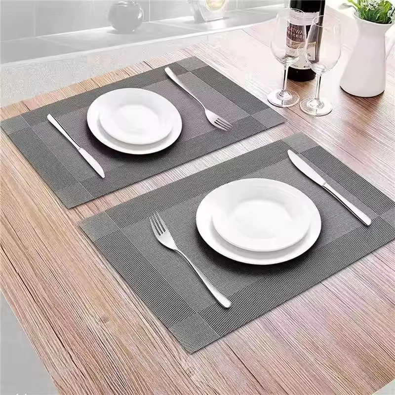 Napperons lavables en PVC pour table à manger
