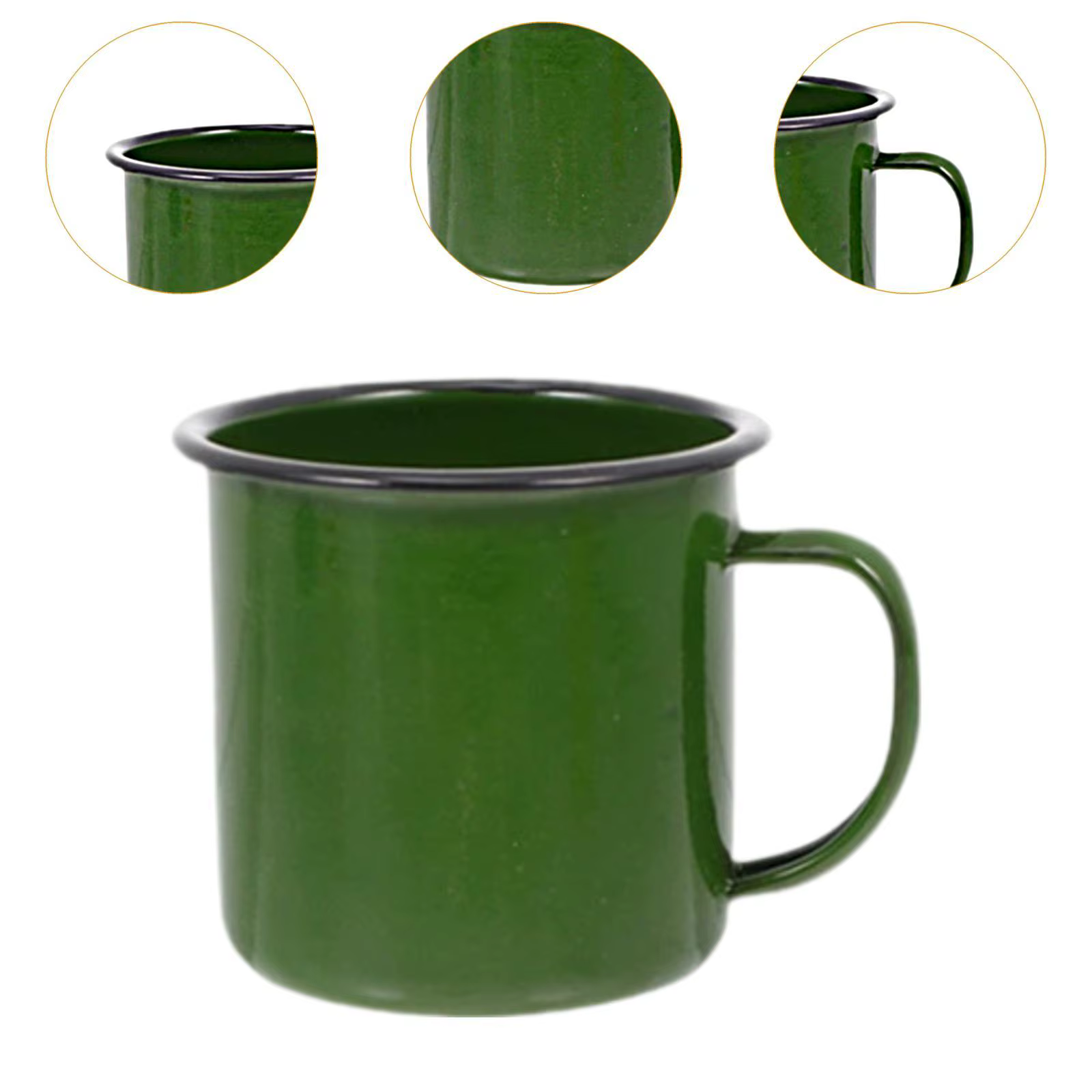 Tasse à café en émail, tasse à thé
