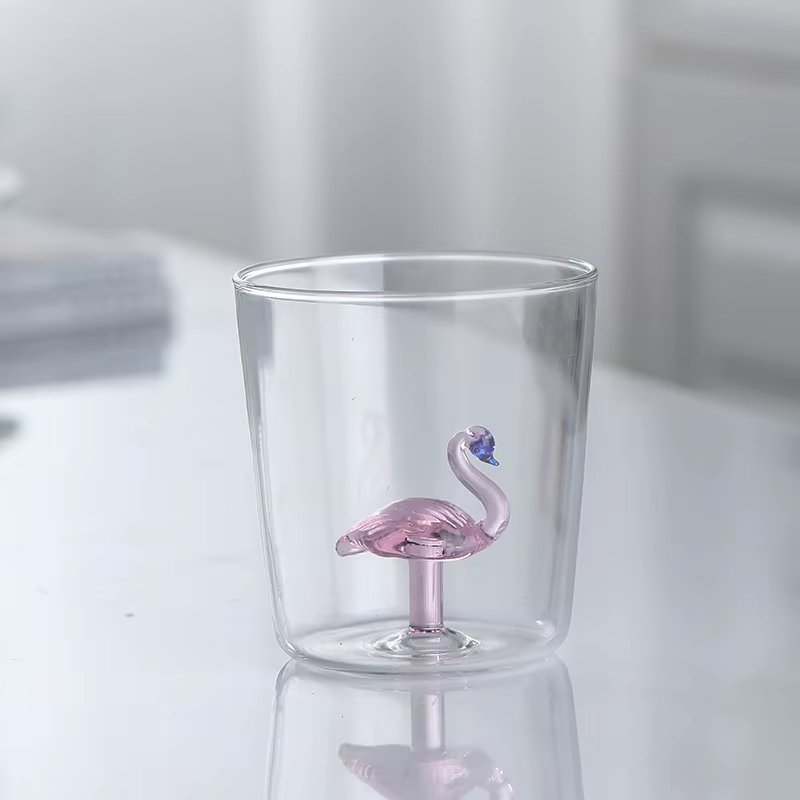 Tasse à café en relief d'animaux mignons