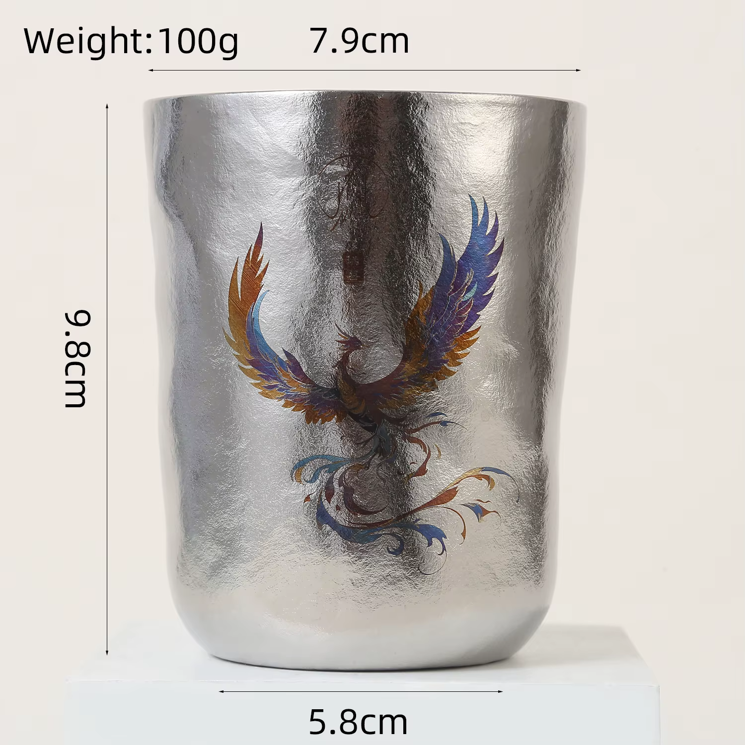 Tasses en titane, tasse à café à double paroi