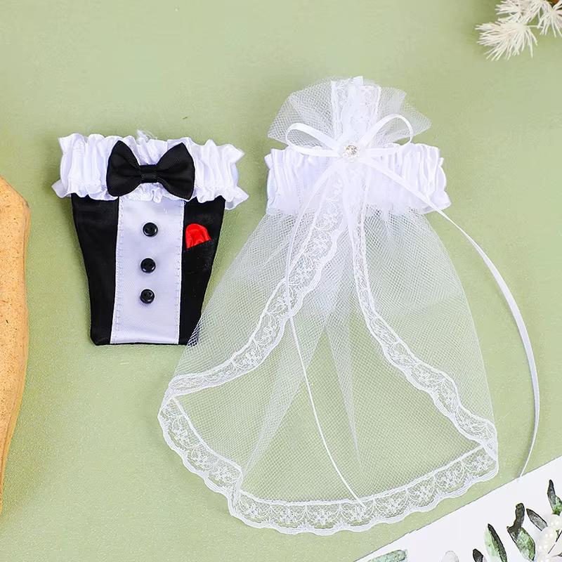 Décorations de verres à champagne pour mariage