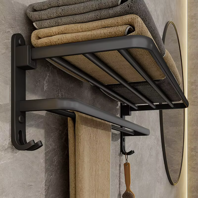 Support se pliant du noir mat 50CM