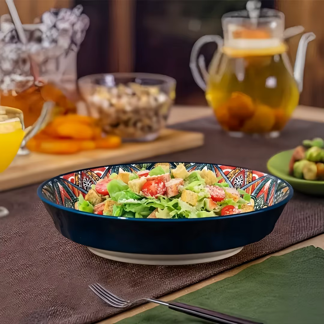 Assiettes en céramique Mandala Bohème