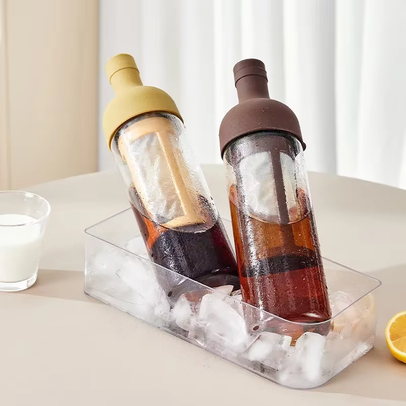 Carafe d'extraction à froid en verre borosilicate de 1000 ml