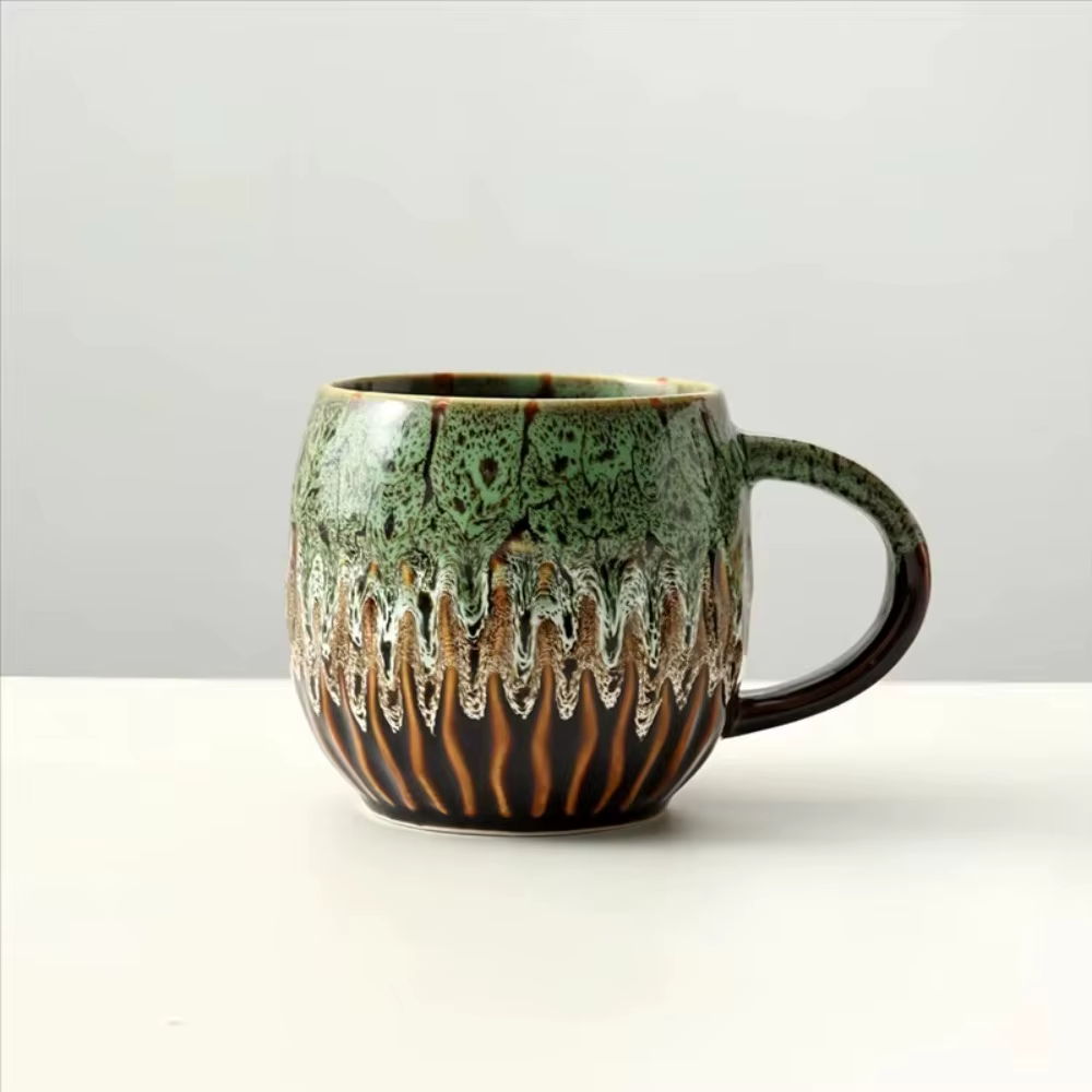 Tasse à café créative à changement de four de 600ml