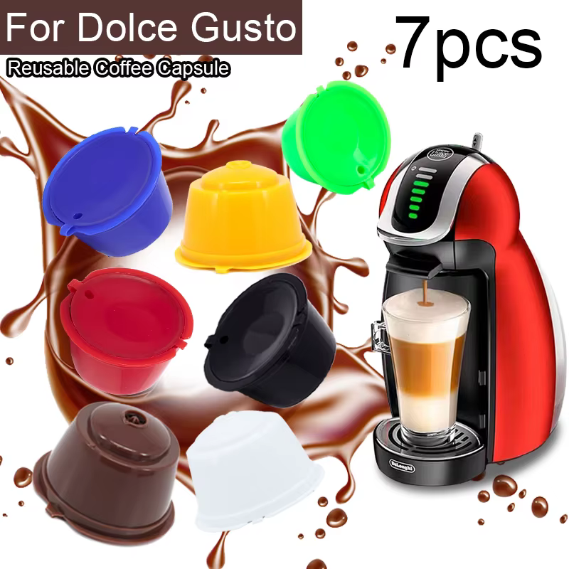 Tasse filtrante réutilisable pour capsules de café : rechargeable