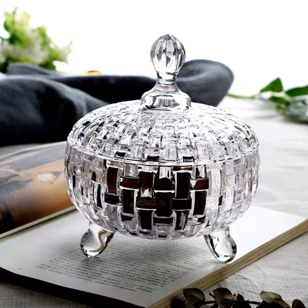 Pot à bonbons en verre de Style européen