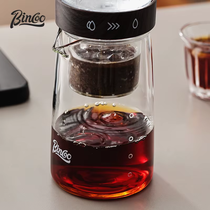 Bincoo – Pot d'égouttement de glace en verre Transparent