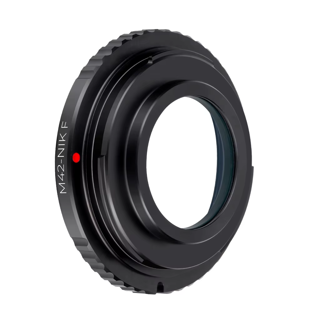 Adaptateur d'objectif K&F CONCEPT M42-NIK F pour objectif M42 vers monture d'appareil photo reflex numérique Nikon AI F D5100 D700 D300 D800 D90 avec capuchon en verre