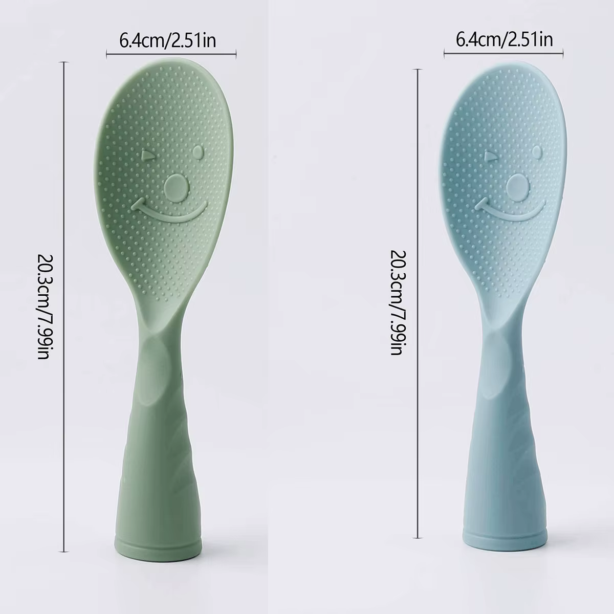 Cuillère à riz en plastique verticale pour la cuisine domestique