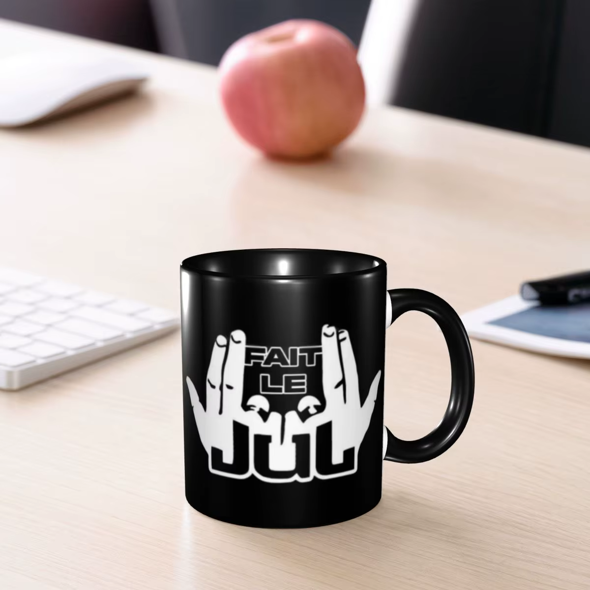 Tasses de musique de rappeur personnalisées
