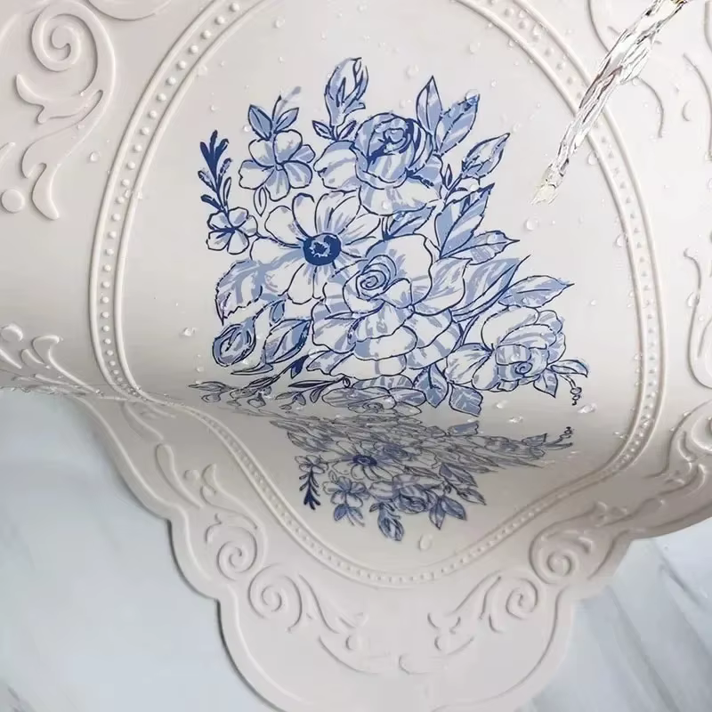 Set de table en silicone style européen rétro