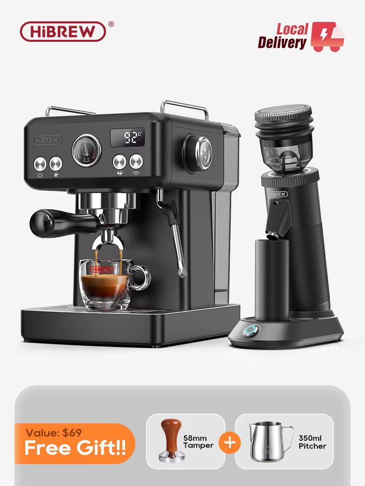 Hiinvasive-Machine à expresso noire W H10A