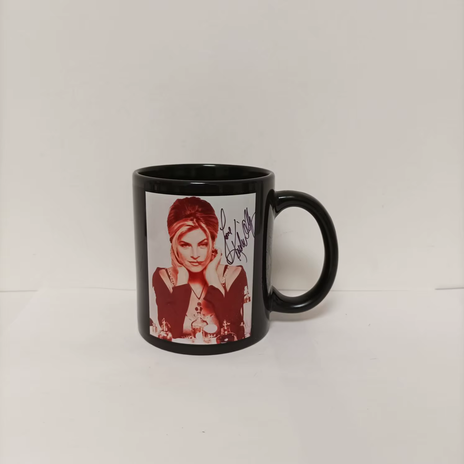 Tasse en céramique noire de 350ML