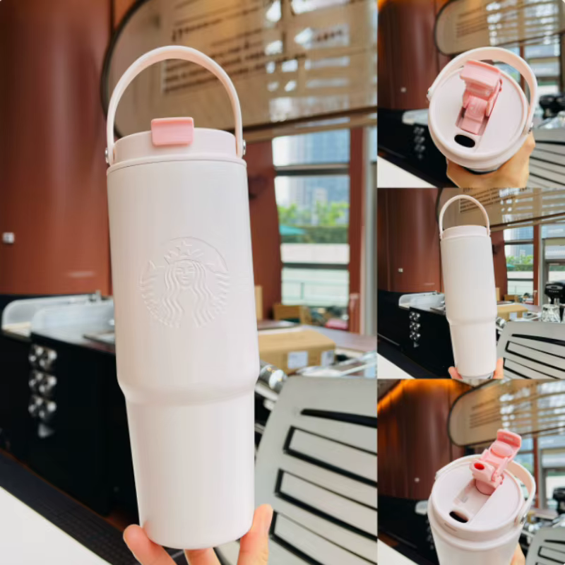 Gobelet isotherme Starbucks rose de 900 ml