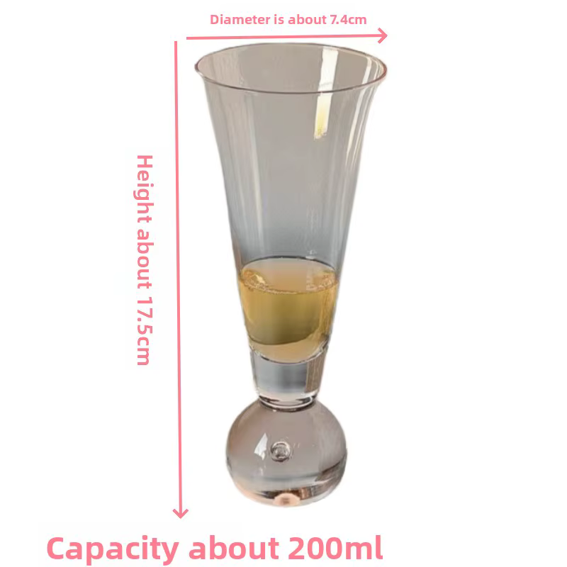 Verre à Champagne planète créative