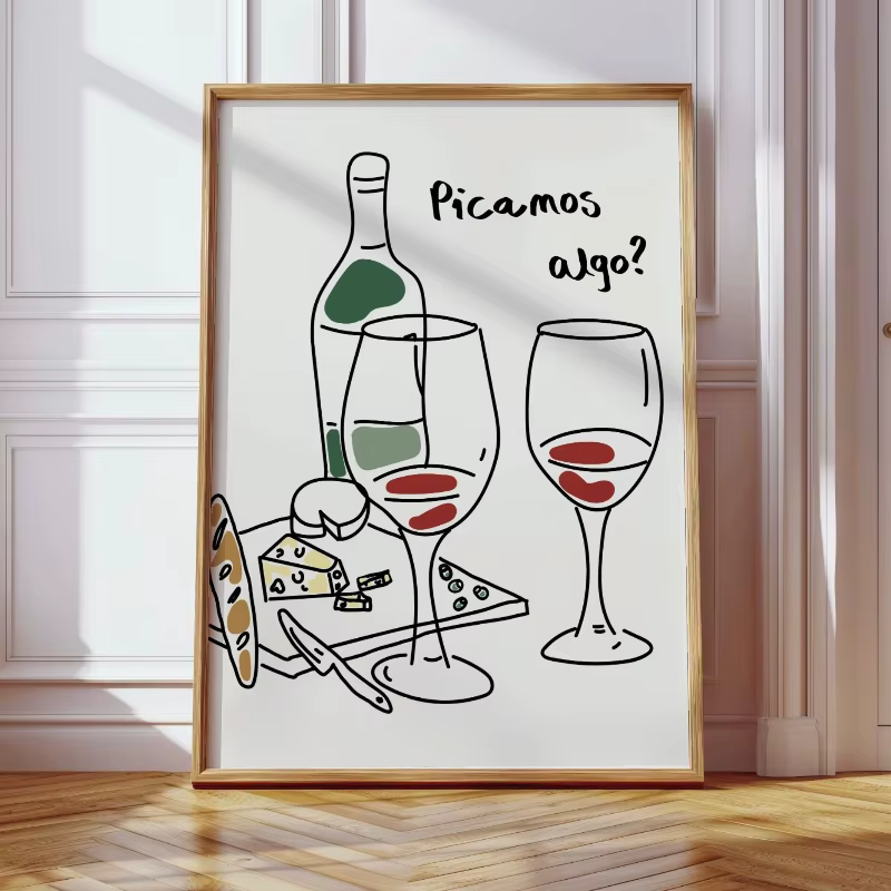 Affiches et impressions tendance de café latte et d'espresso pour la cuisine