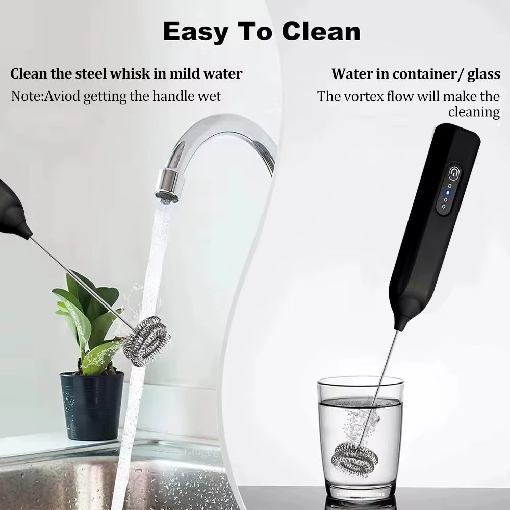 Mousseur à lait électrique rechargeable sans fil