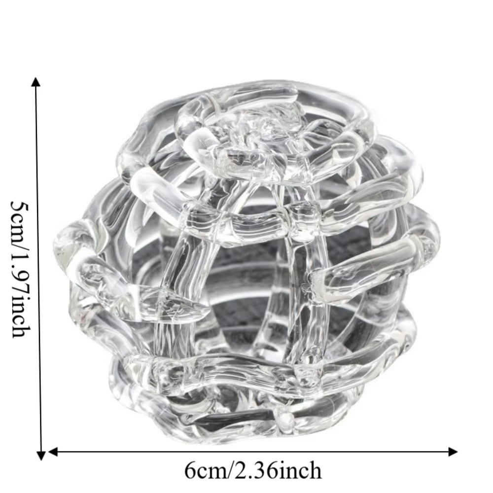 Vase en verre transparent, design inspiré du zen, vase à fleurs hydroponique unique, décoration minimaliste pour bureau, vase de bureau