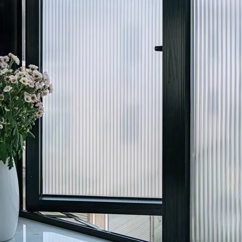 Autocollants en verre Changhong, film givré translucide opaque pour fenêtre, salle de bain, cuisine, porte, film anti-regard indiscret, film ondulé pour verre