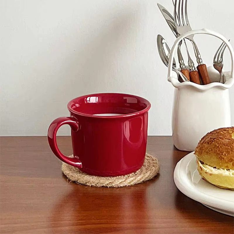 Tasse à café en céramique rétro simple