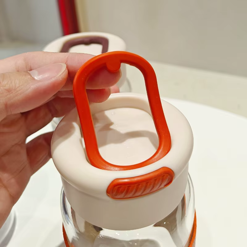 Tasse d'eau en verre Borosilicate de 550ml