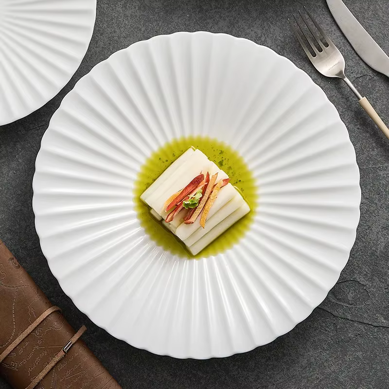 Assiettes à Ume blanches