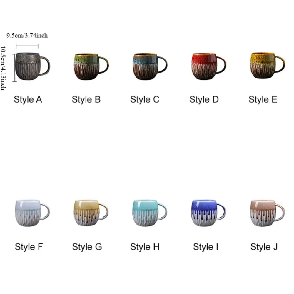 Tasse à café créative à changement de four de 600ml
