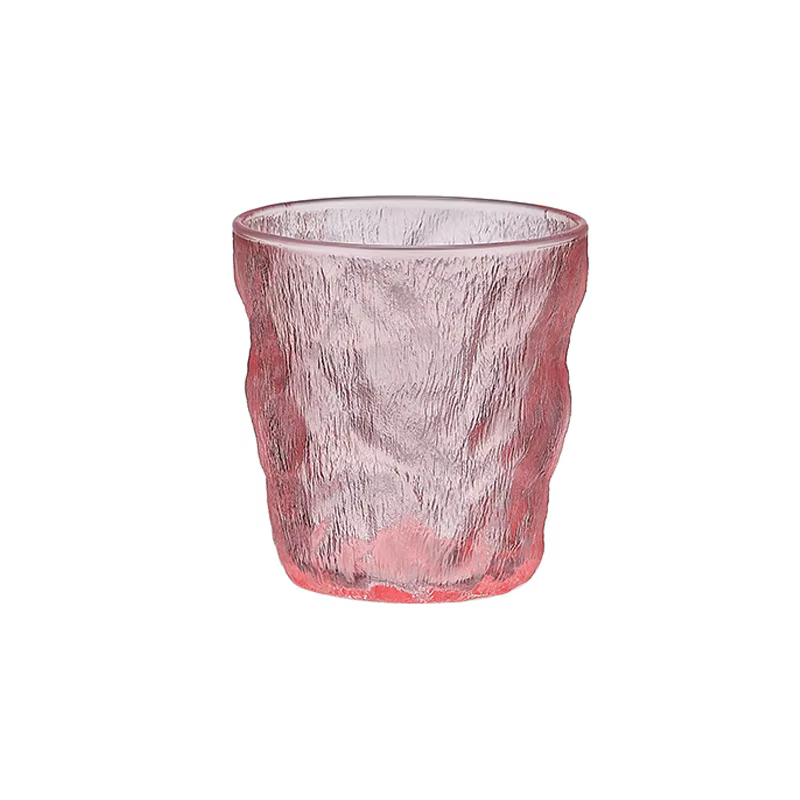 Verre à motif glacier pour ménage