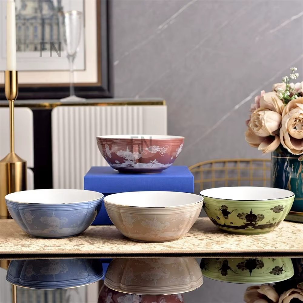 Bol à soupe en céramique orientale italienne