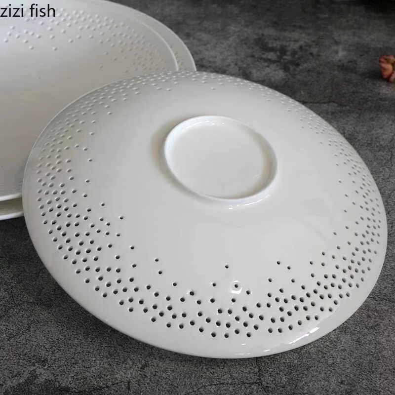 Assiette en céramique ajourée créative