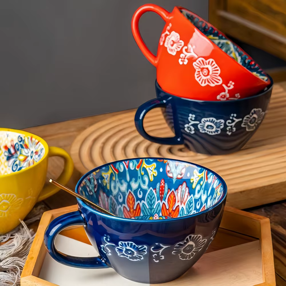 Tasse à thé du matin bohème