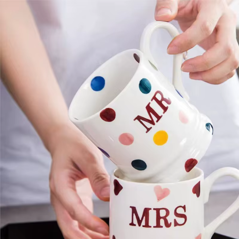 Tasse à café créative Mr Mrs