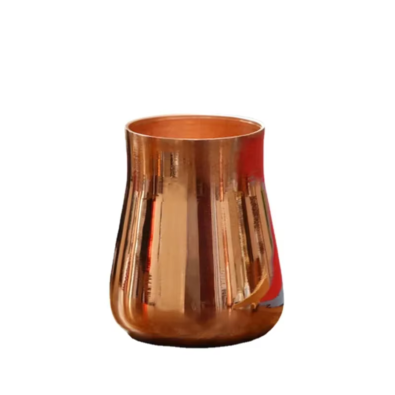 Tasse en laiton et cuivre pur