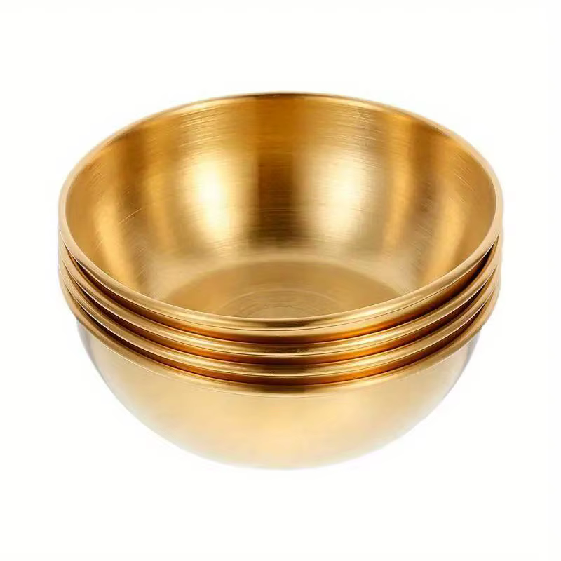 Ensemble de 6 petits plats à Sauce en acier inoxydable