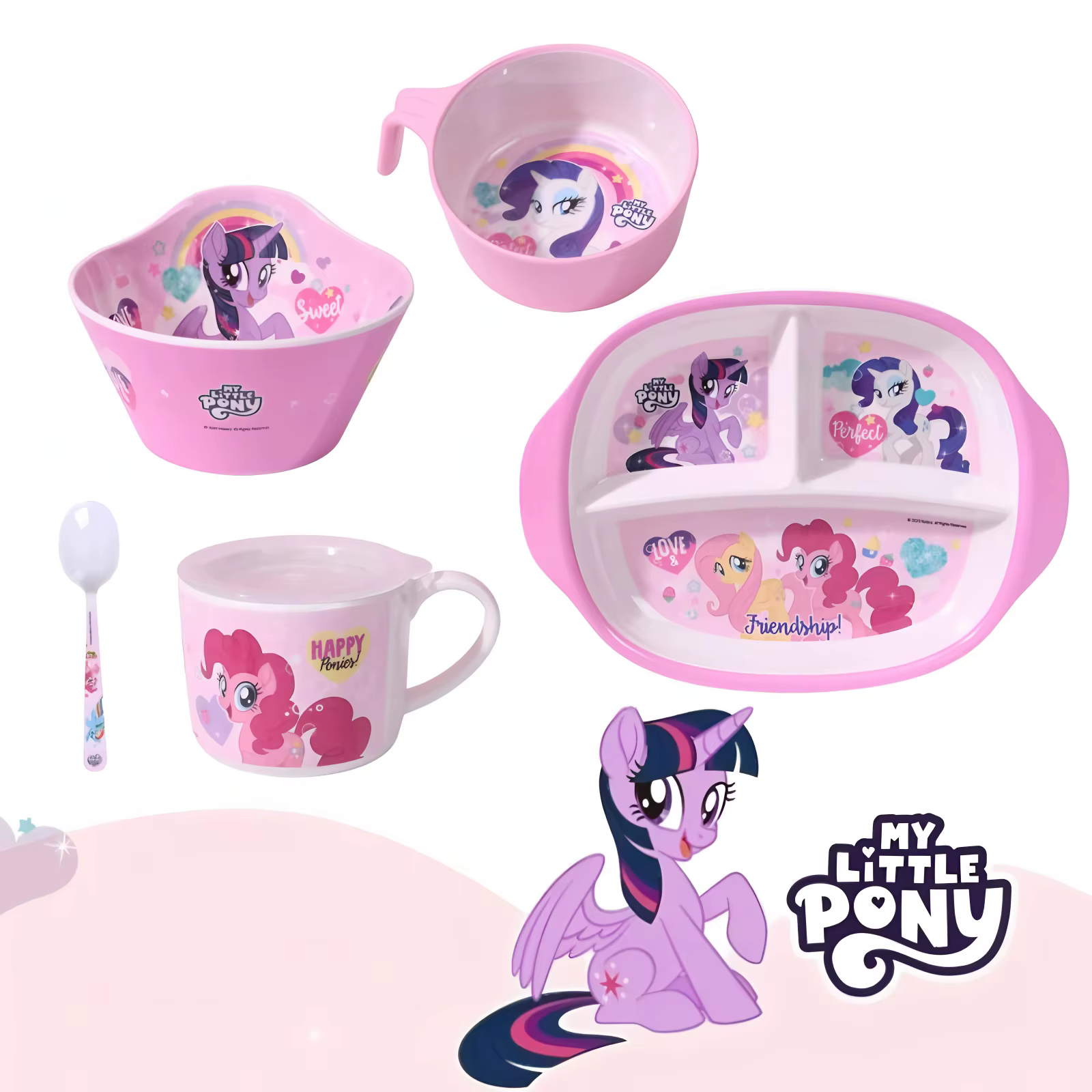 Vaisselle pour enfants My Little Pony incassable